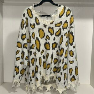 Leopard sweater